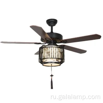 Классический потолочный вентилятор люстра для домашнего декора